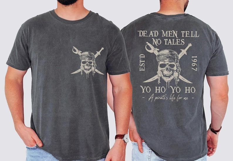 Pirates of the Caribbean "Dead Men Tell No Tales" Vintage Unisex Tee