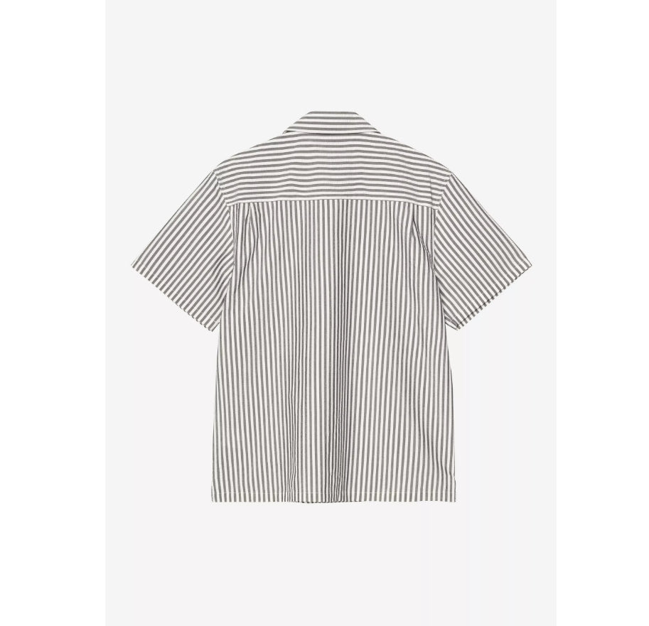 SKT Leavel Shirt – Loose Fit Textured Seersucker Button-Up Shirt