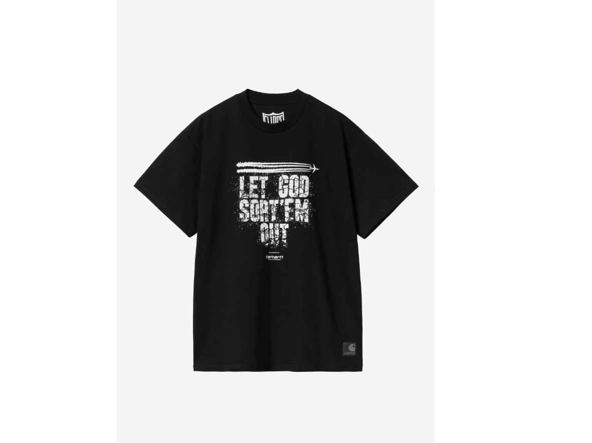 SKT Let God Sort'Em Out Graphic T-Shirt – Loose Fit Cotton Tee