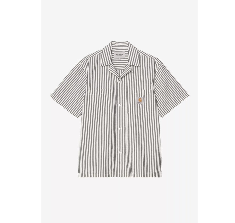 SKT Leavel Shirt – Loose Fit Textured Seersucker Button-Up Shirt