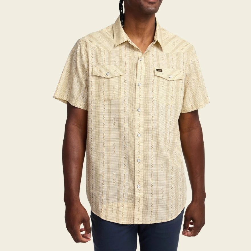HB Snapshirt 2 – Vintage Pearl Snap Short Sleeve Western Shirt
