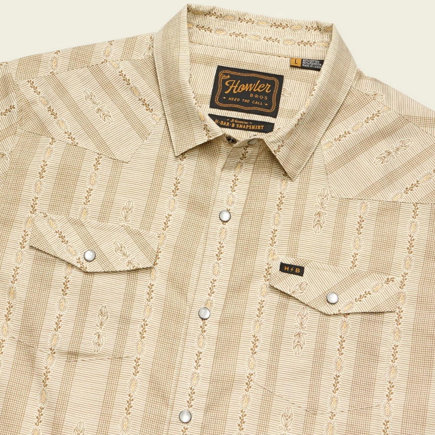 HB Snapshirt 2 – Vintage Pearl Snap Short Sleeve Western Shirt