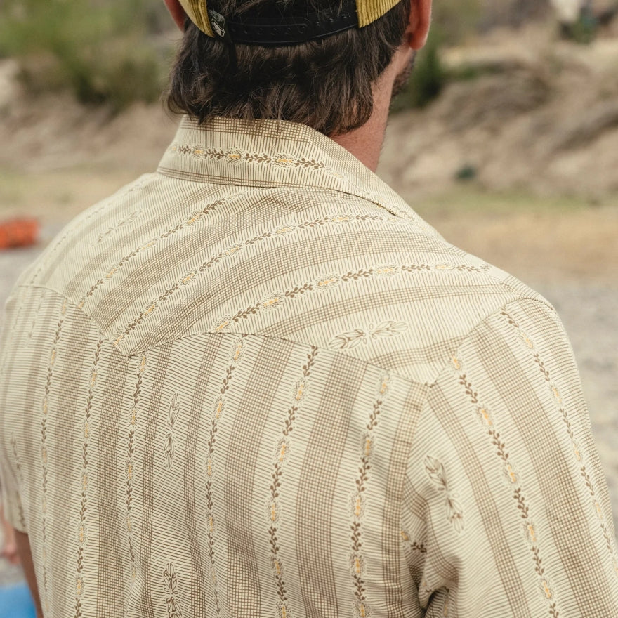 HB Snapshirt 2 – Vintage Pearl Snap Short Sleeve Western Shirt