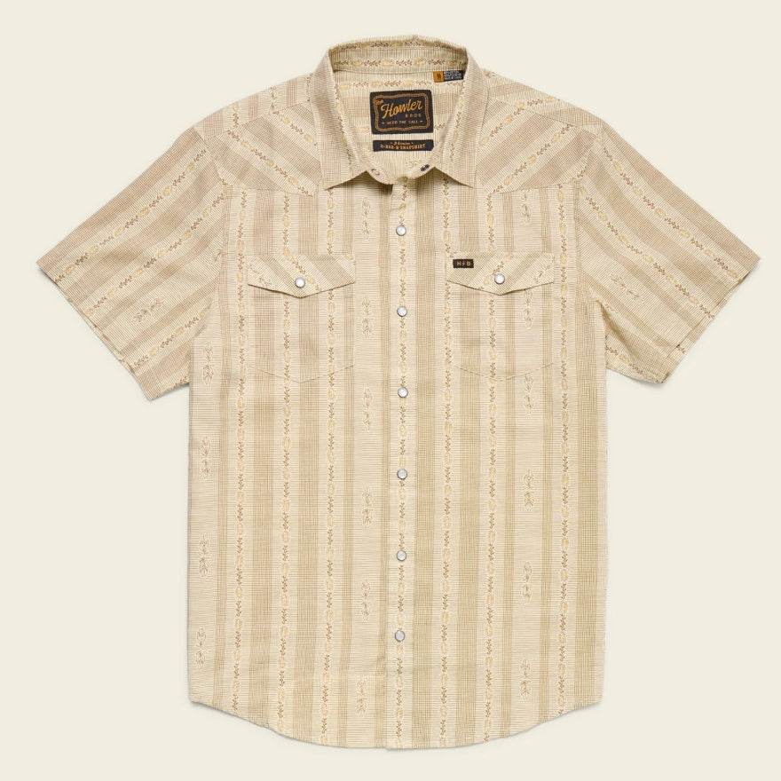 HB Snapshirt 2 – Vintage Pearl Snap Short Sleeve Western Shirt