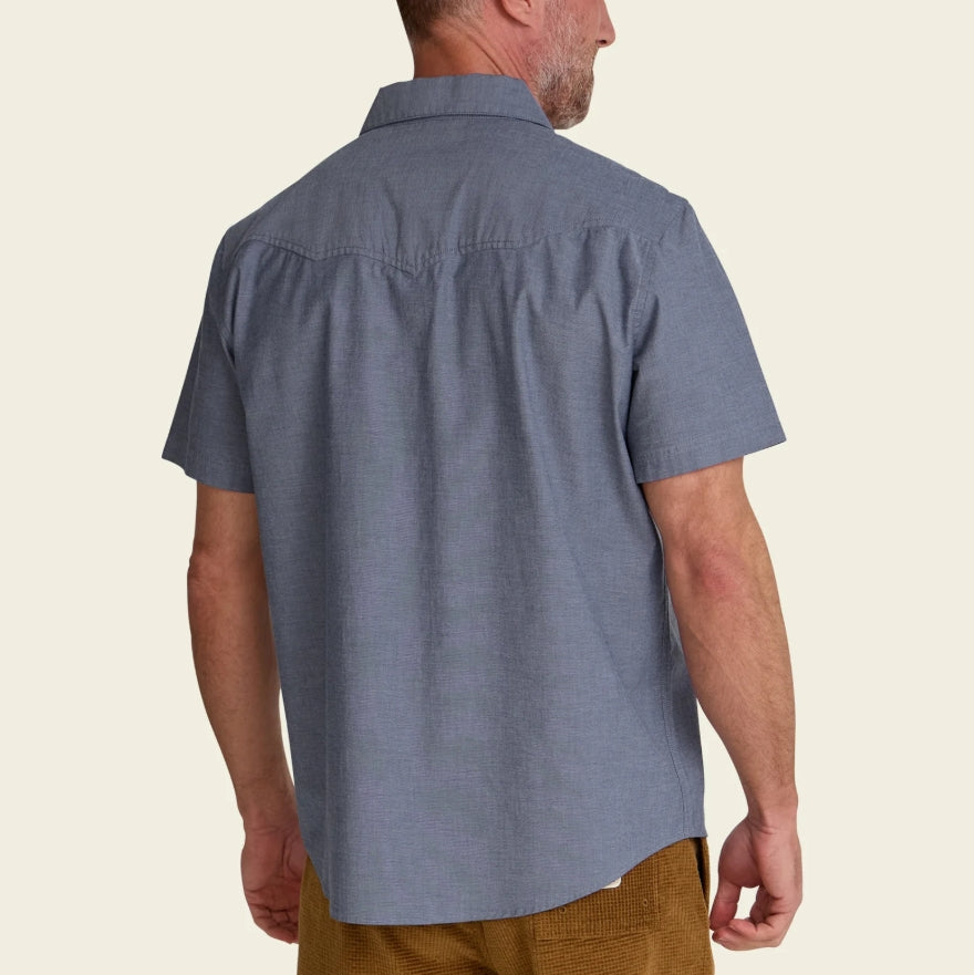HB Crosscut Deluxe Short Sleeve Shirt – Embroidered Pearl Snap Western Shirt