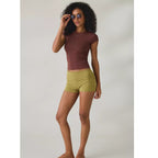 U-Out From Under Bec Baby Tee – Slim Fit Cropped Short Sleeve T-Shirt