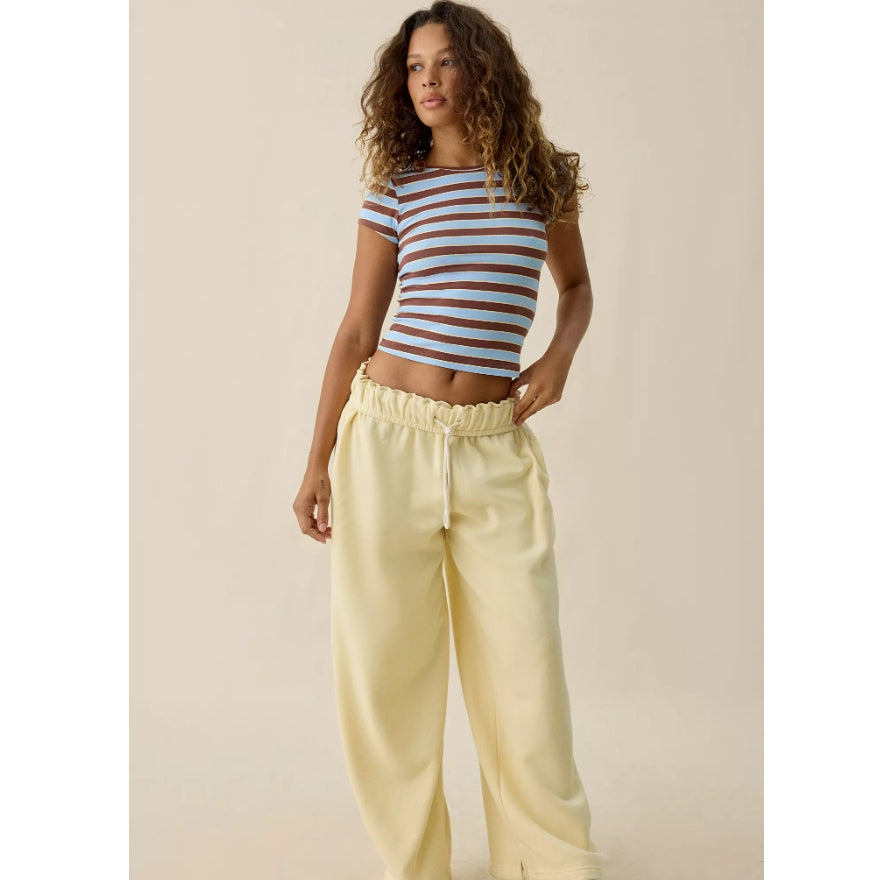 U-Out From Under Bec Baby Tee – Slim Fit Cropped Short Sleeve T-Shirt