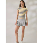 U-Out From Under Bec Baby Tee – Slim Fit Cropped Short Sleeve T-Shirt