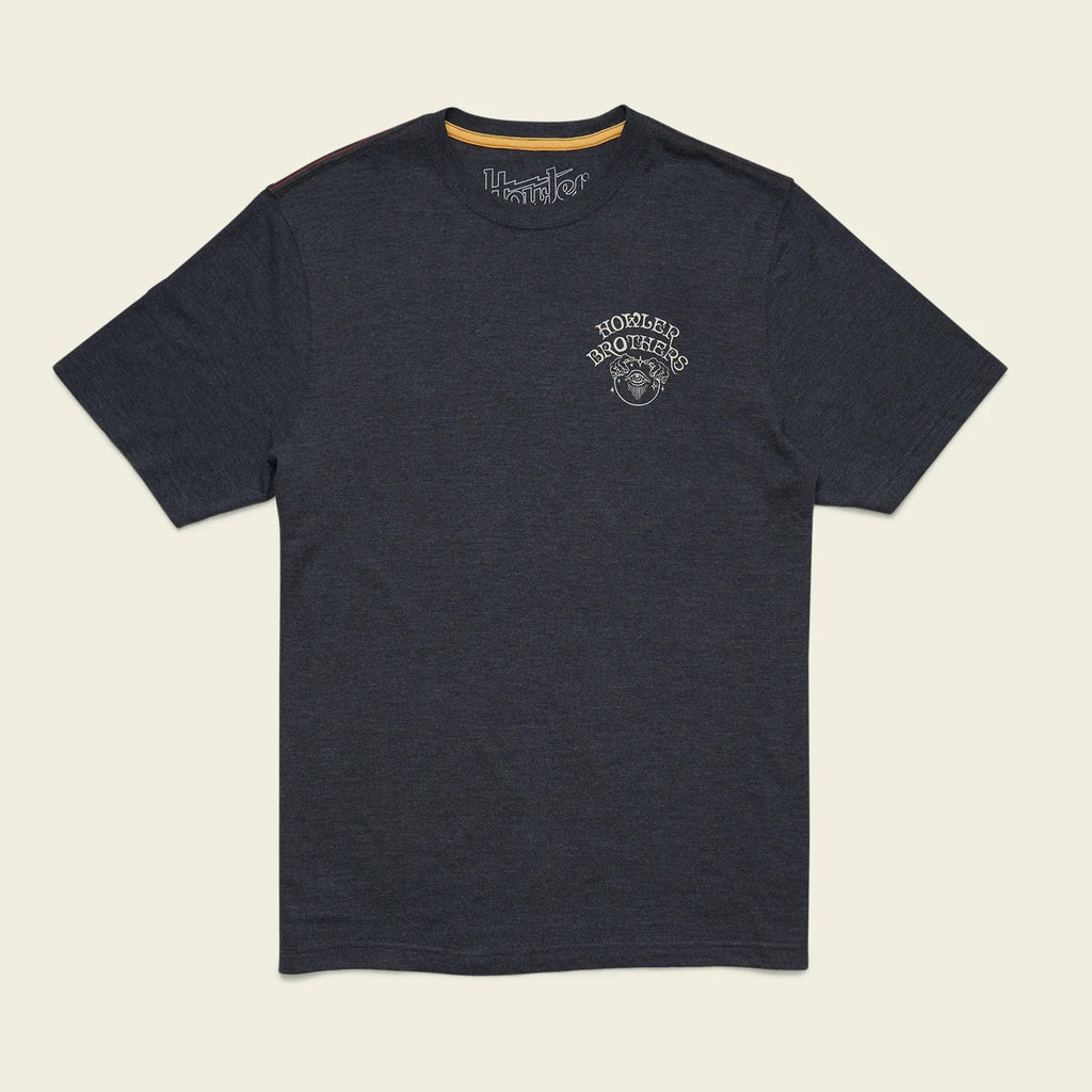 HB River Wizard Cotton T-Shirt – Vintage Graphic 100% Cotton Tee
