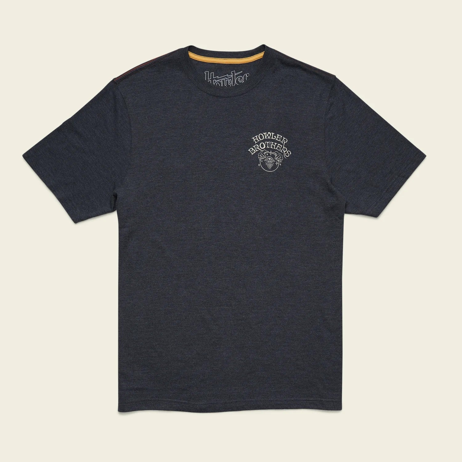 HB River Wizard Cotton T-Shirt – Vintage Graphic 100% Cotton Tee