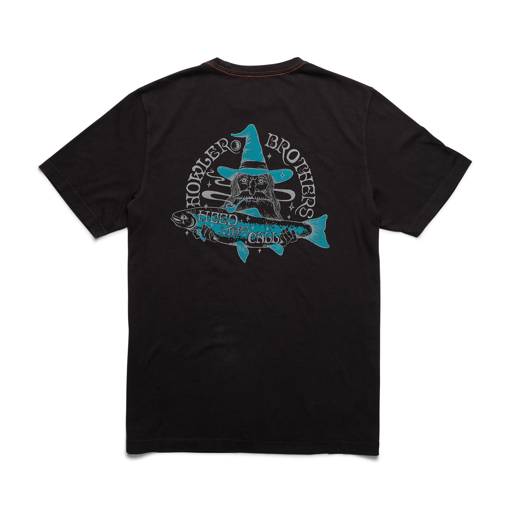 HB River Wizard Cotton T-Shirt – Vintage Graphic 100% Cotton Tee